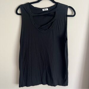 LA Made Black Muscle T / Tank Top Size M